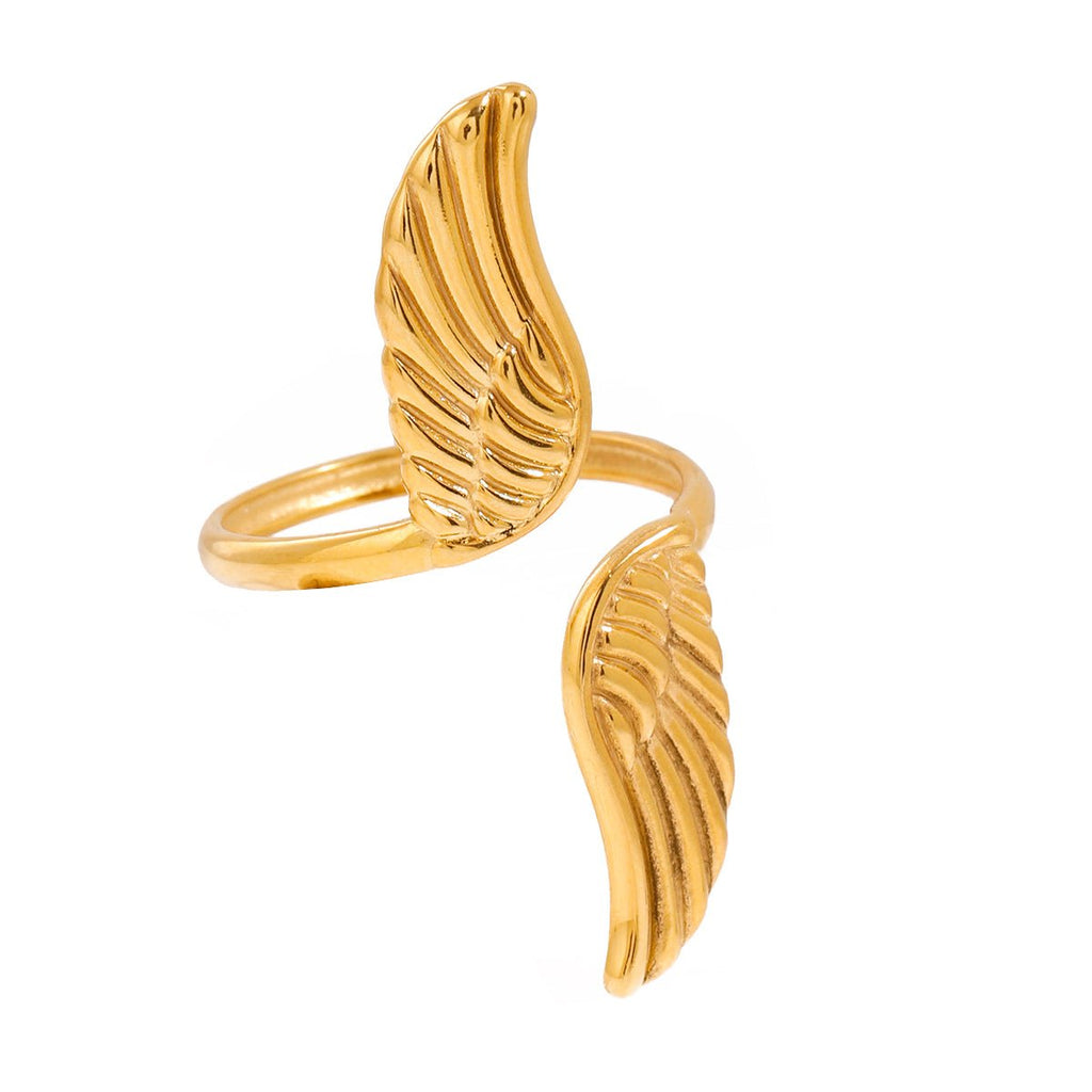 Ailes Éternelles Ring - 18k Gold Plated Jewelry Switzerland