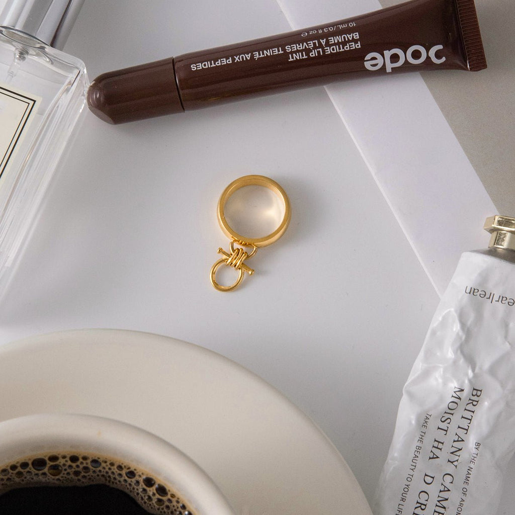 Anneau Captif Ring - 18k Gold Plated Jewelry Switzerland