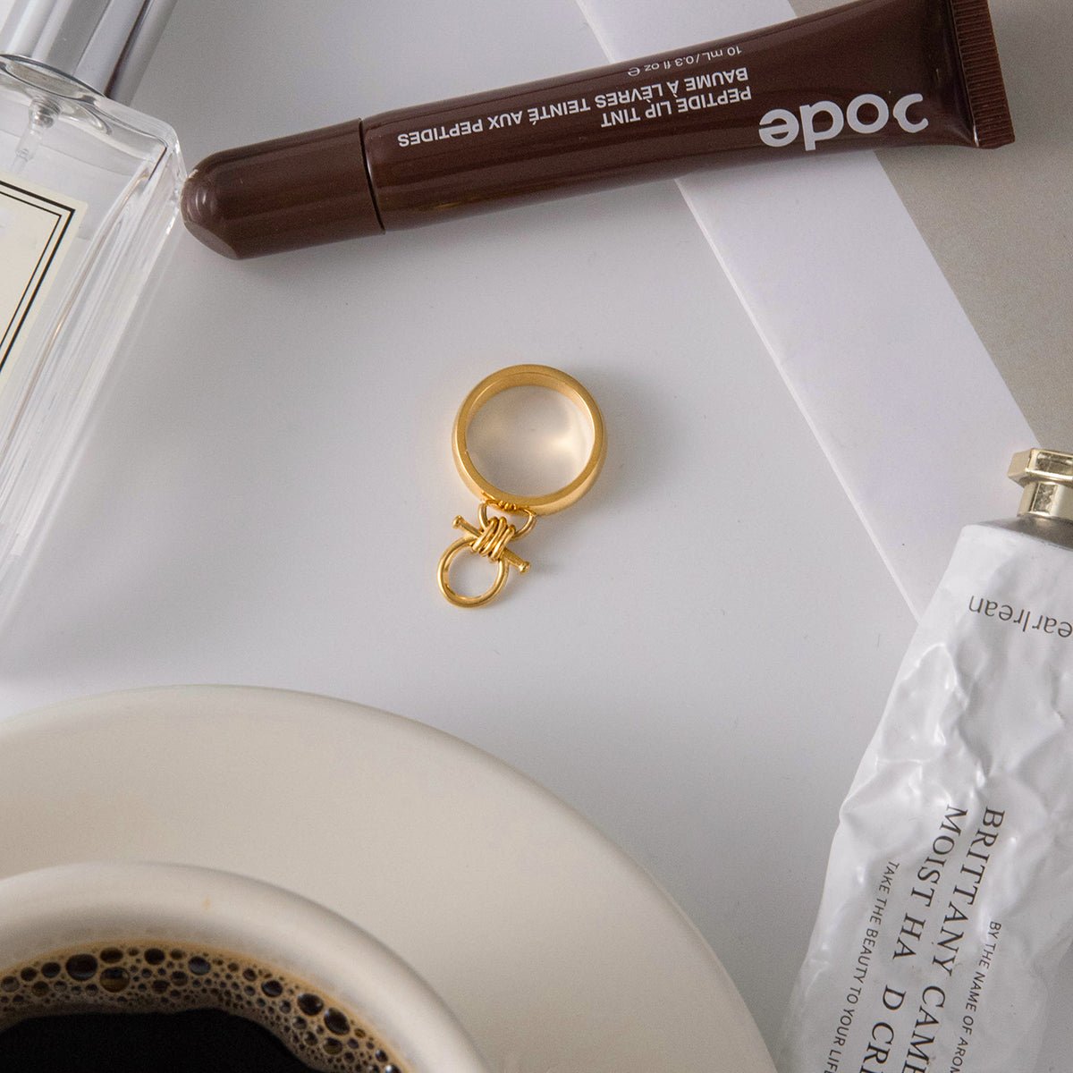 Anneau Captif Ring - 18k Gold Plated Jewelry Switzerland