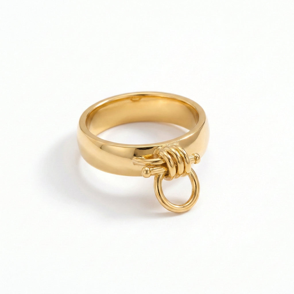 Anneau de Captif Mckella Ring 18k gold - plated - 18k Gold Plated Jewelry Switzerland