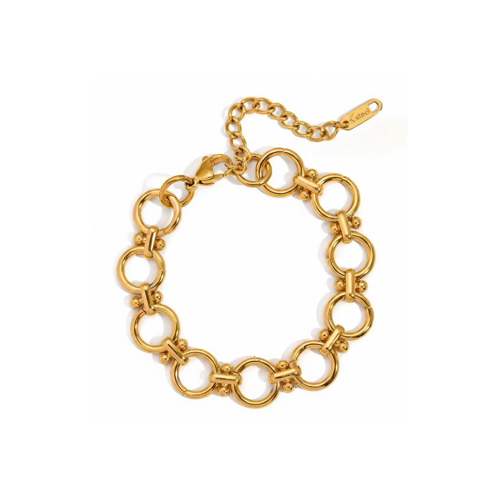 Anneaux Éternels Bracelet - 18k Gold Plated Jewelry Switzerland
