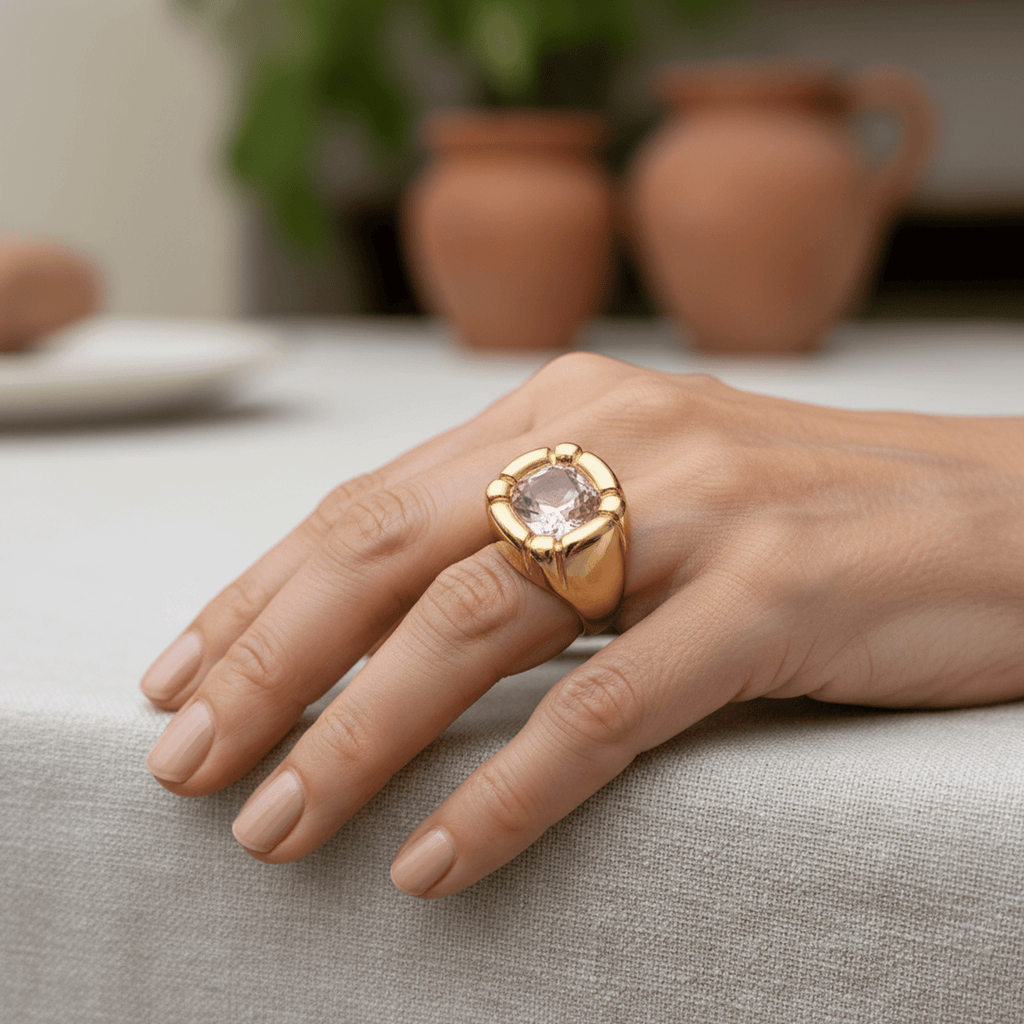 Aurore Royale Ring - 18k Gold Plated Jewelry Switzerland