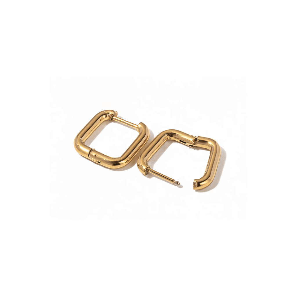 Carré d’Or Hoops - 18k Gold Plated Jewelry Switzerland