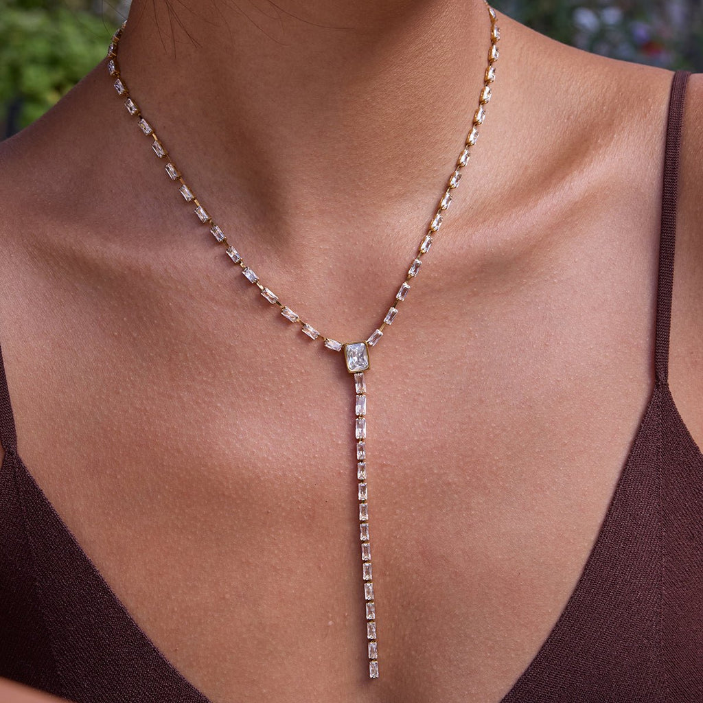 Cascade de Glace Necklace - 18k Gold Plated Jewelry Switzerland