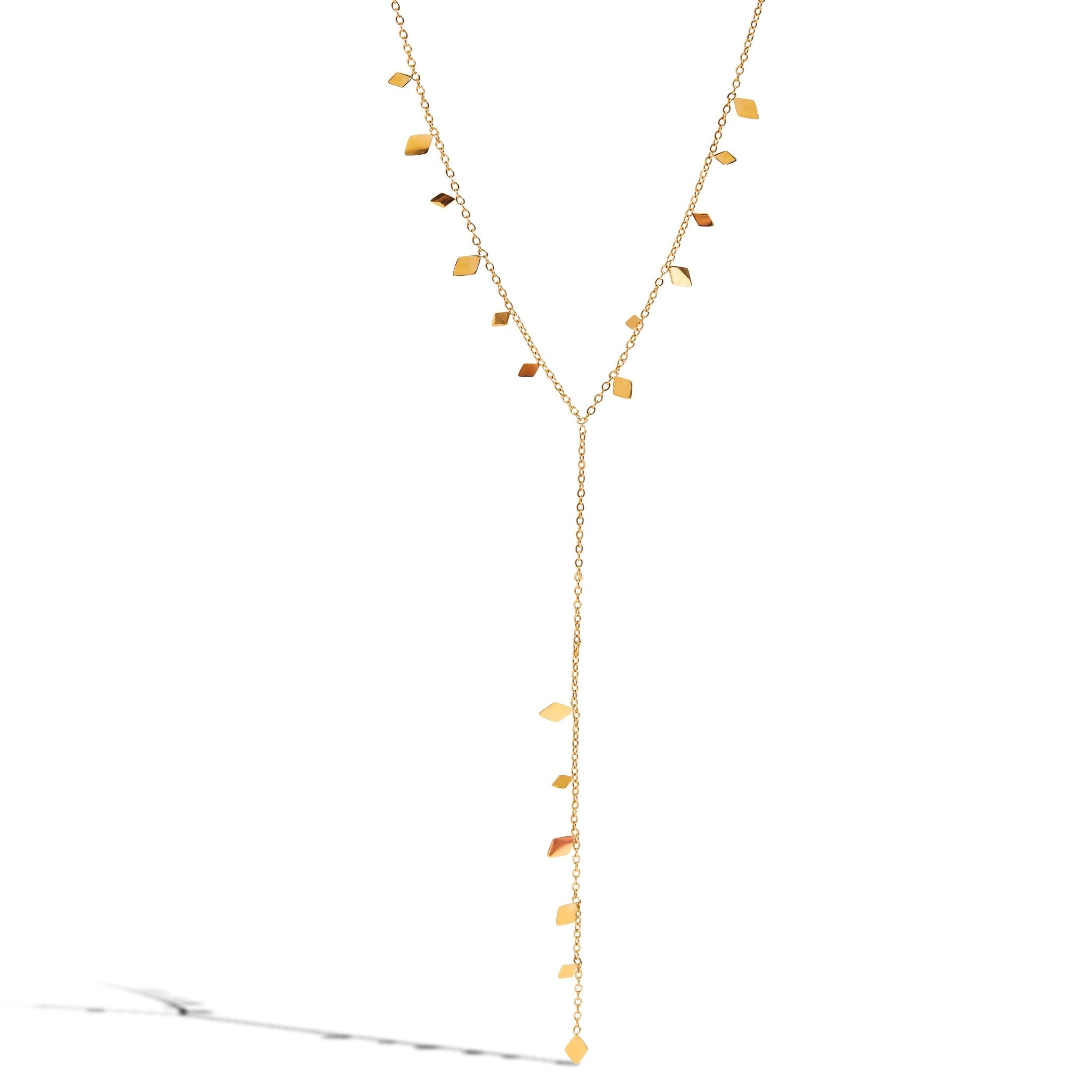 Cascade d’Éclats Necklace - 18k Gold Plated Jewelry Switzerland