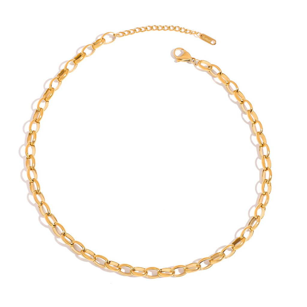 Chaîne d’Infini Necklace - 18k Gold Plated Jewelry Switzerland