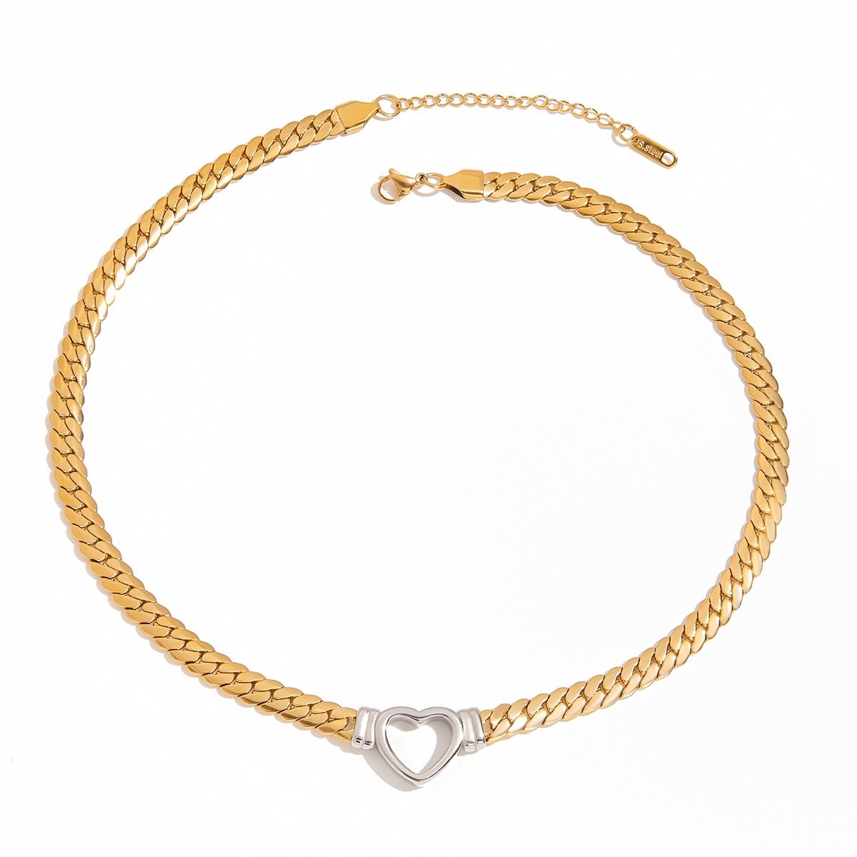 Coeur Entrelacé Necklace - 18k Gold Plated Jewelry Switzerland