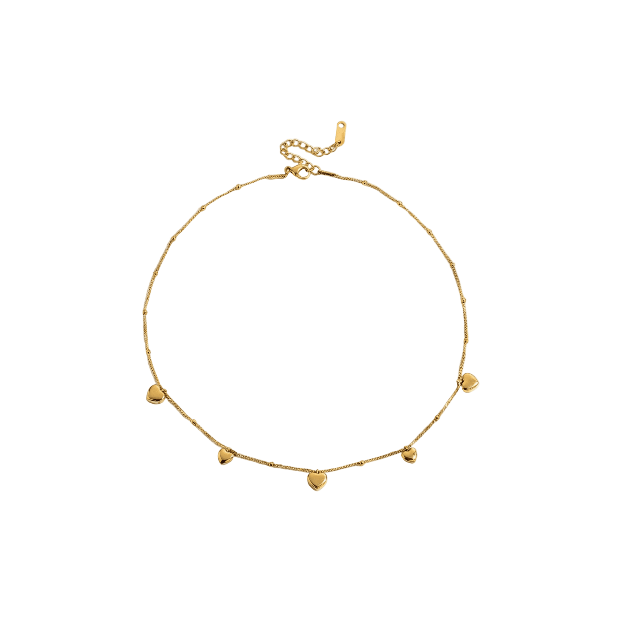 Coeurs d’Or Necklace - 18k Gold Plated Jewelry Switzerland