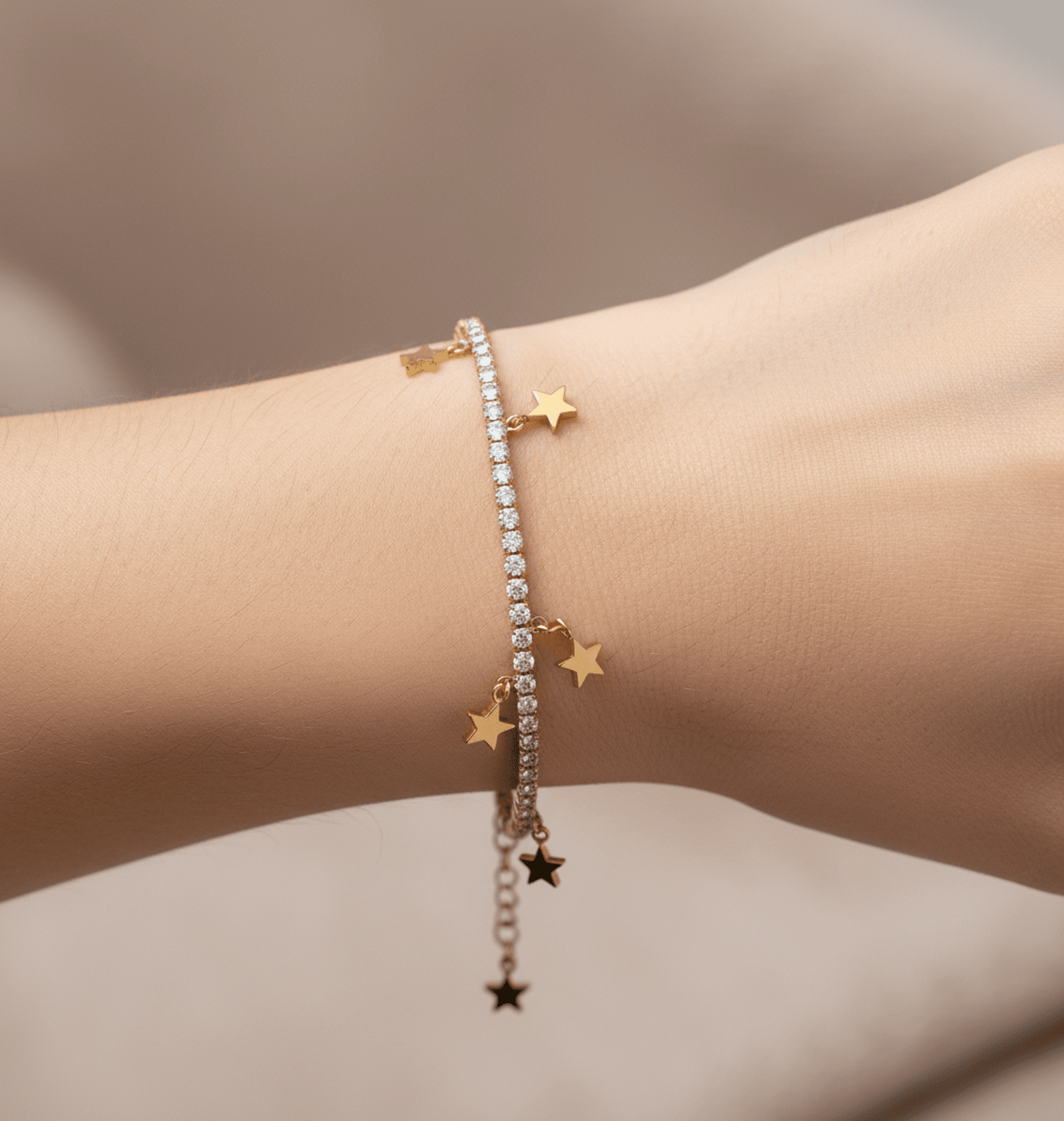 Constellation Filante Bracelet - 18k Gold Plated Jewelry Switzerland