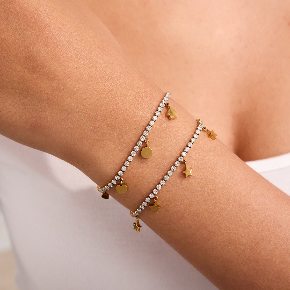 Constellation Filante Bracelet - 18k Gold Plated Jewelry Switzerland