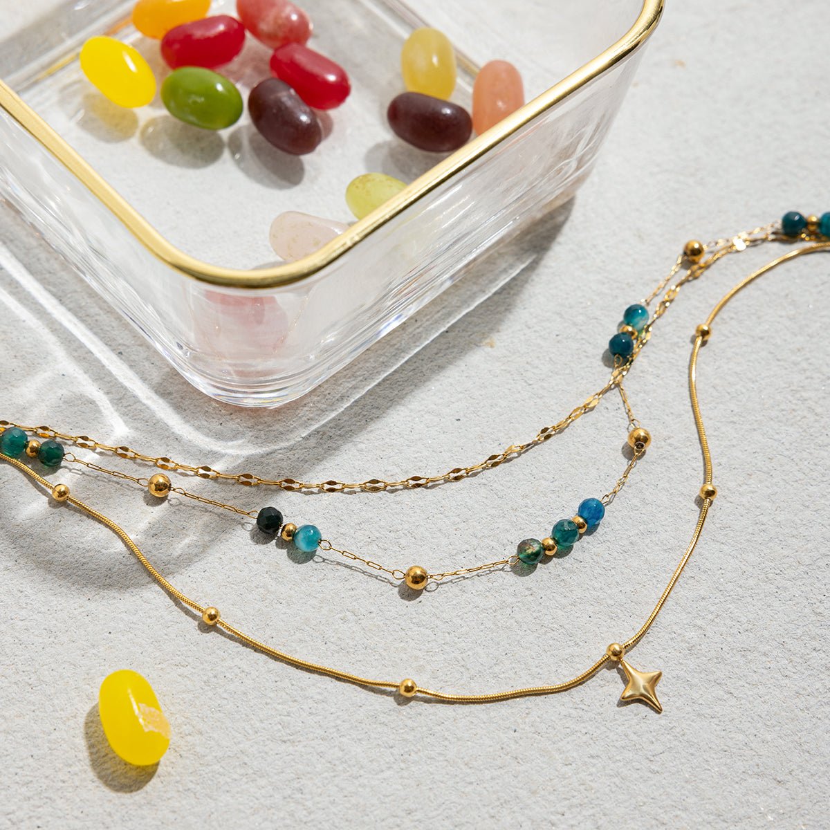 Constellation Marine Necklace - 18k Gold Plated Jewelry Switzerland