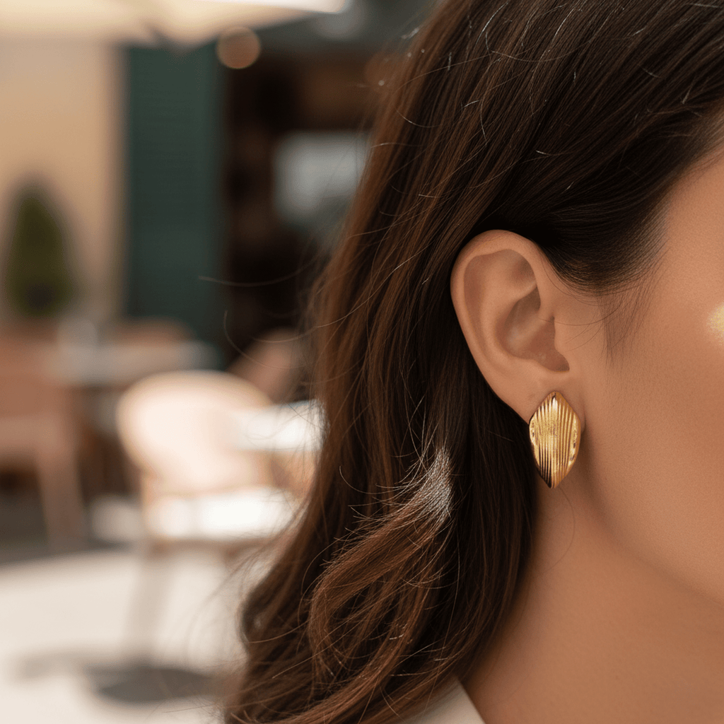 Coquillages d’Or Earrings - 18k Gold Plated Jewelry Switzerland