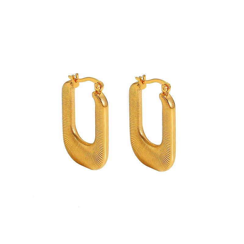 Côtes d’Or Hoops - 18k Gold Plated Jewelry Switzerland