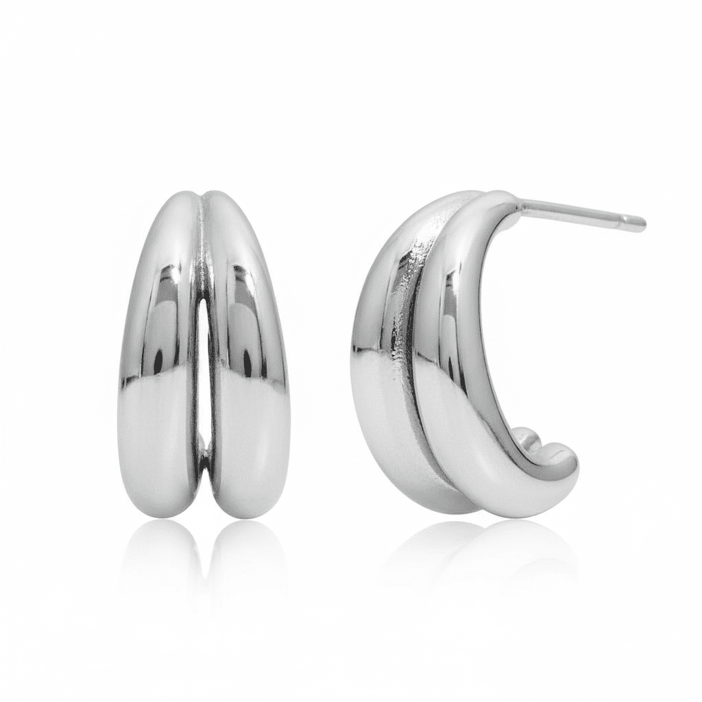 Dunes d’Or Earrings - 18k Gold Plated Jewelry Switzerland