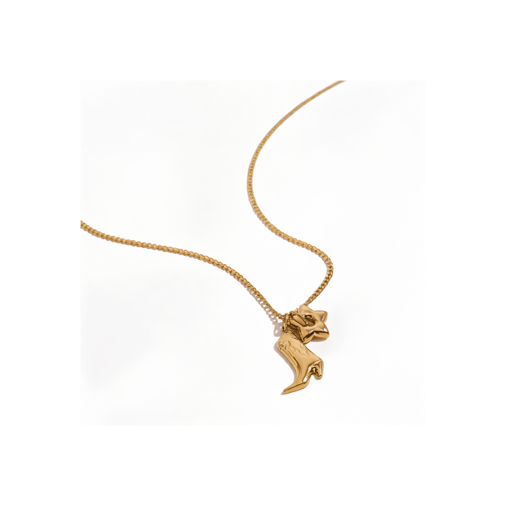 Étoile du Far West Necklace - 18k Gold Plated Jewelry Switzerland