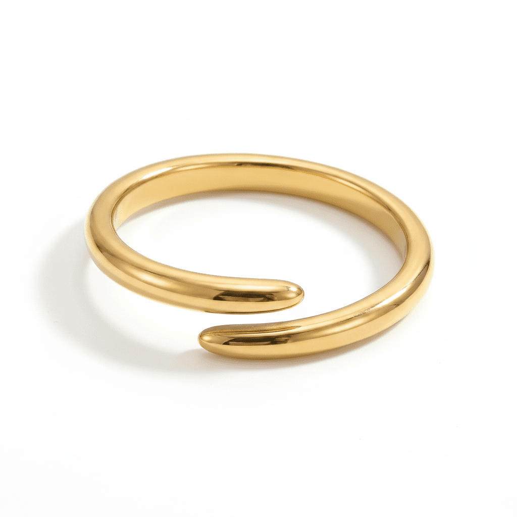 Étreinte Minimaliste Mckella Ring - 18k Gold Plated Jewelry Switzerland
