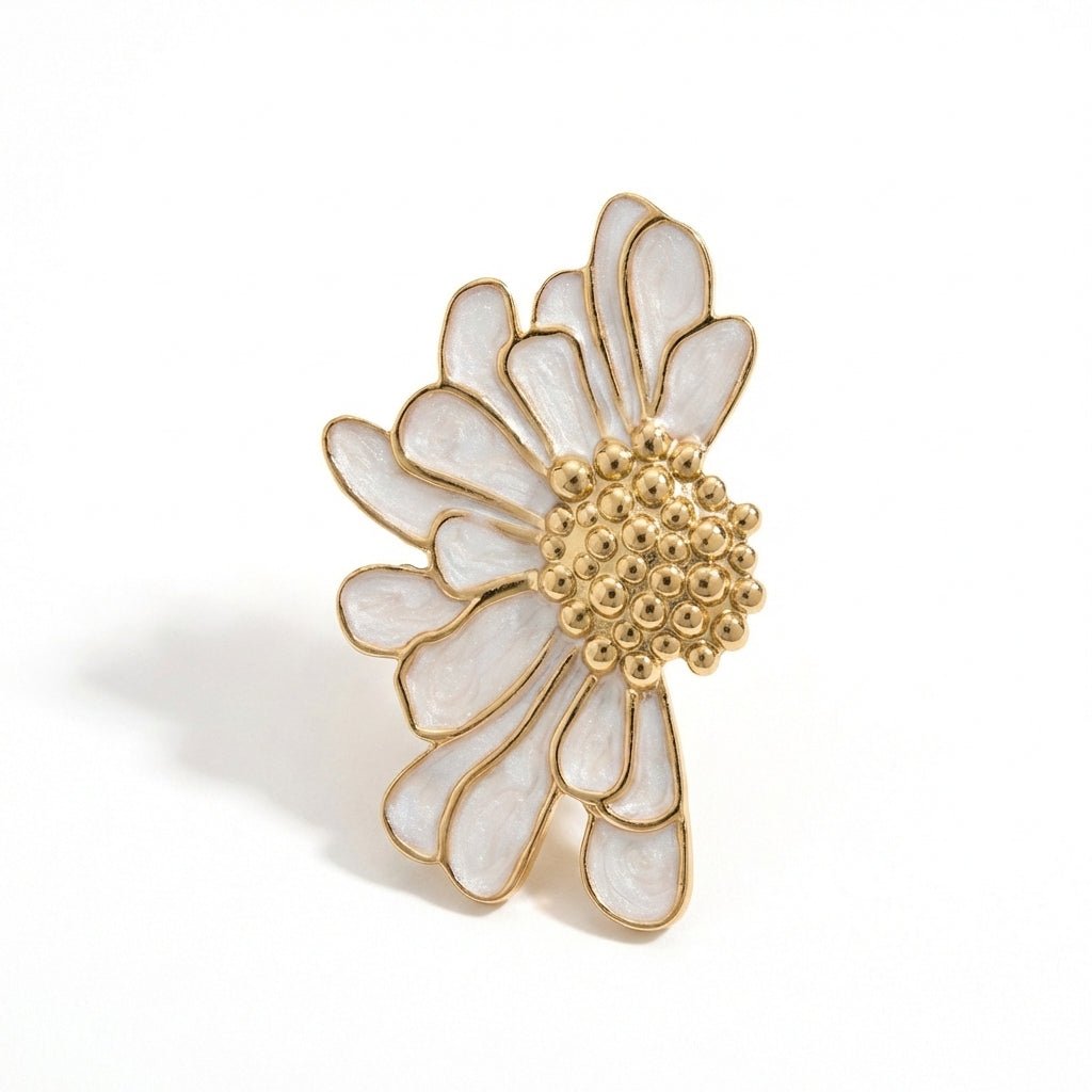 Fleur de Corail Mckella Earrings - 18k Gold Plated Jewelry Switzerland