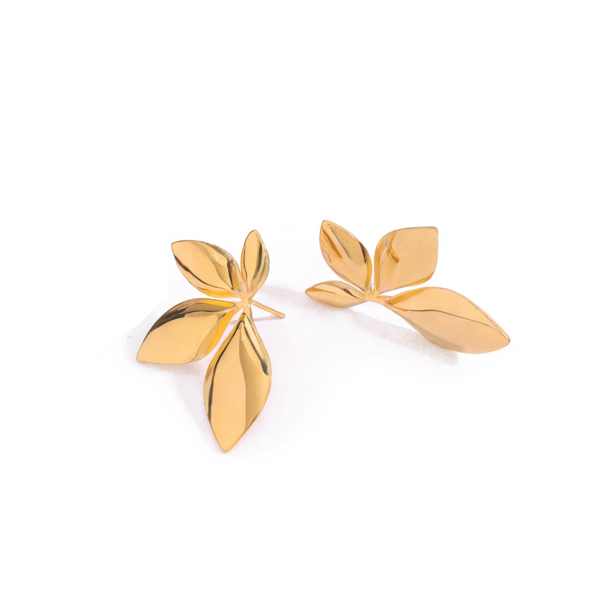 Fleur de l’Aube Earrings - 18k Gold Plated Jewelry Switzerland