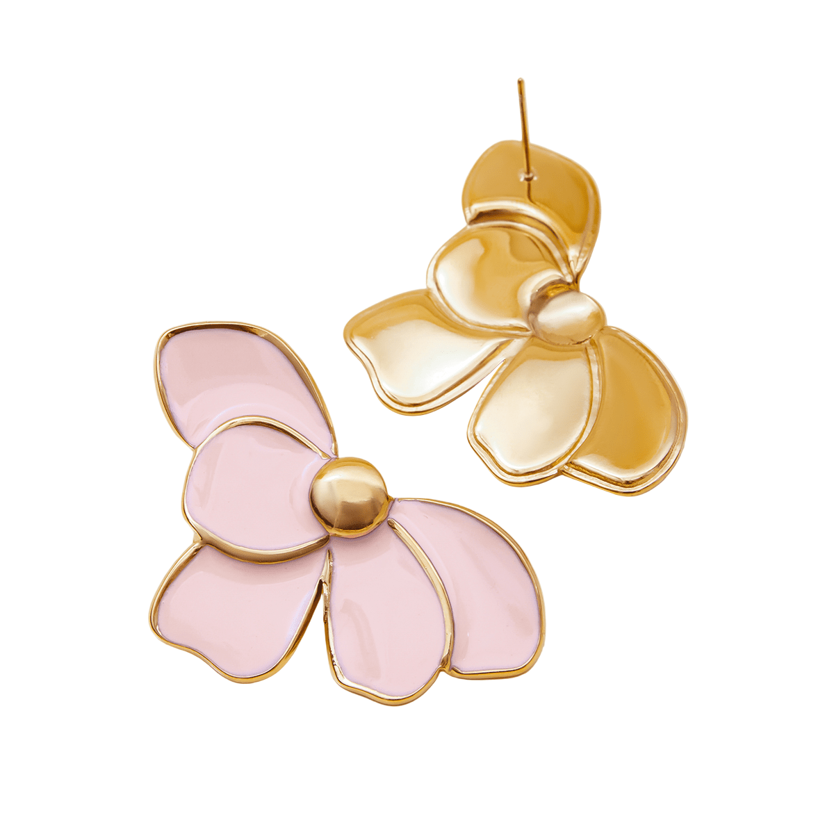 Fleur de Pistache Earrings - 18k Gold Plated Jewelry Switzerland