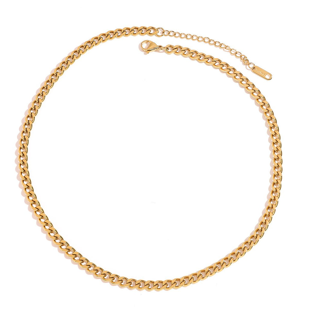 Gourmette d’Or Necklace - 18k Gold Plated Jewelry Switzerland