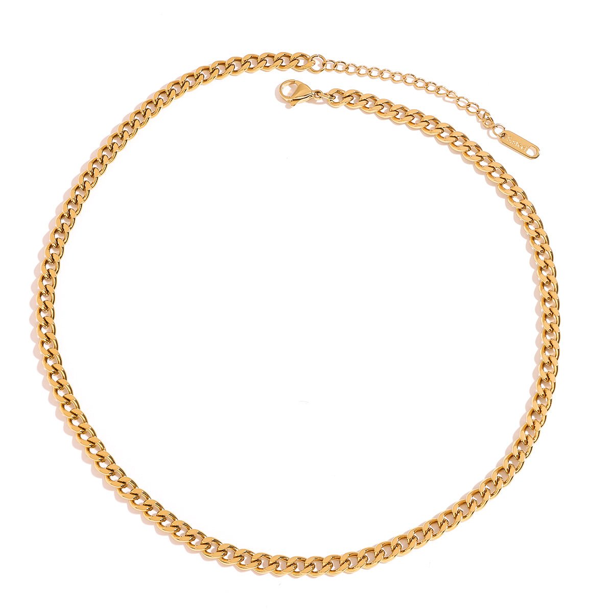 Gourmette d’Or Necklace - 18k Gold Plated Jewelry Switzerland
