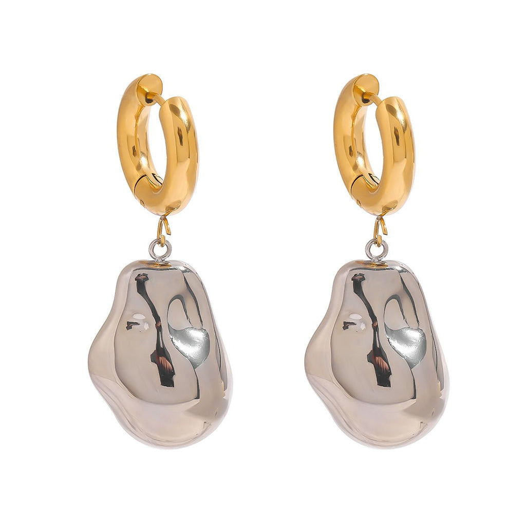 Gouttes Molten Earrings - 18k Gold Plated Jewelry Switzerland