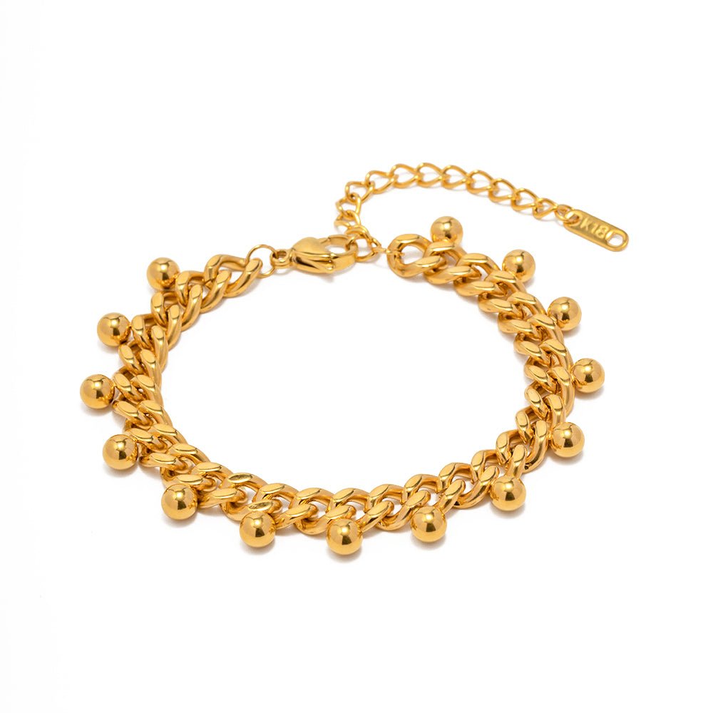 Grains de Lumière Bracelet - 18k Gold Plated Jewelry Switzerland
