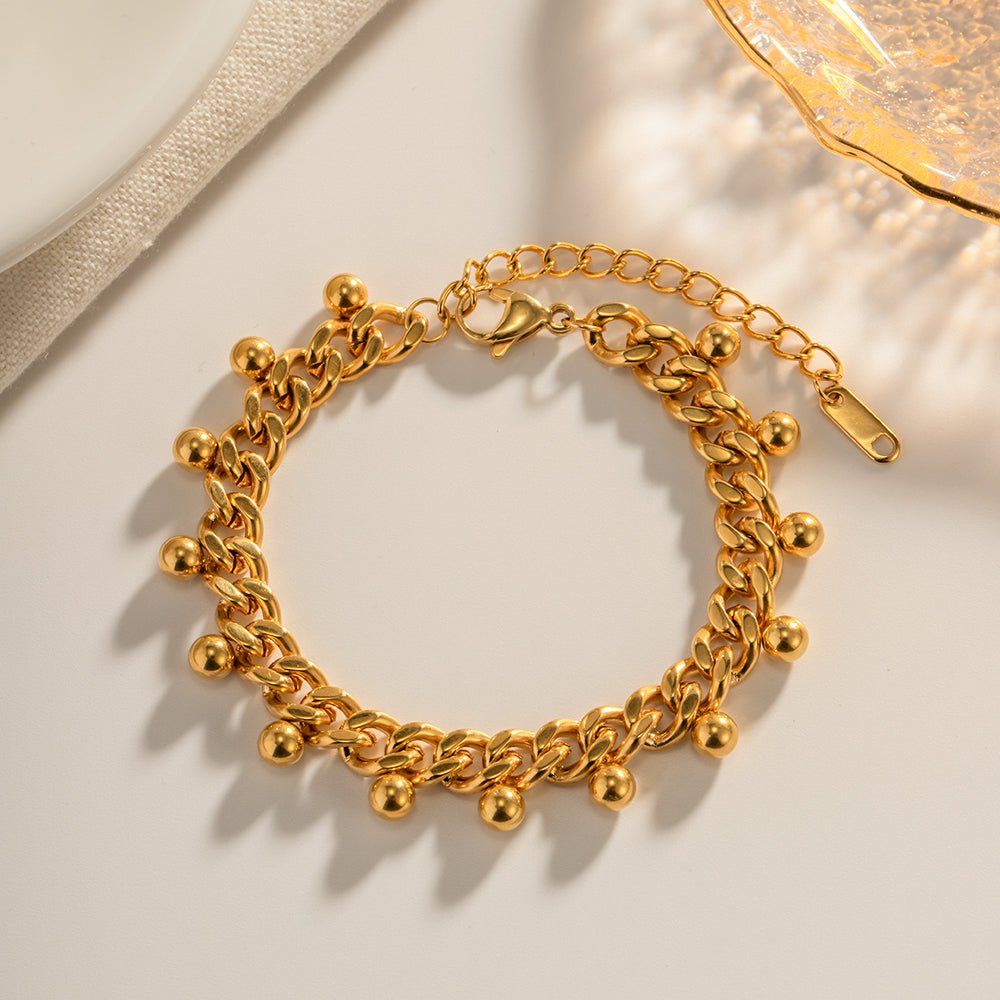 Grains de Lumière Bracelet - 18k Gold Plated Jewelry Switzerland