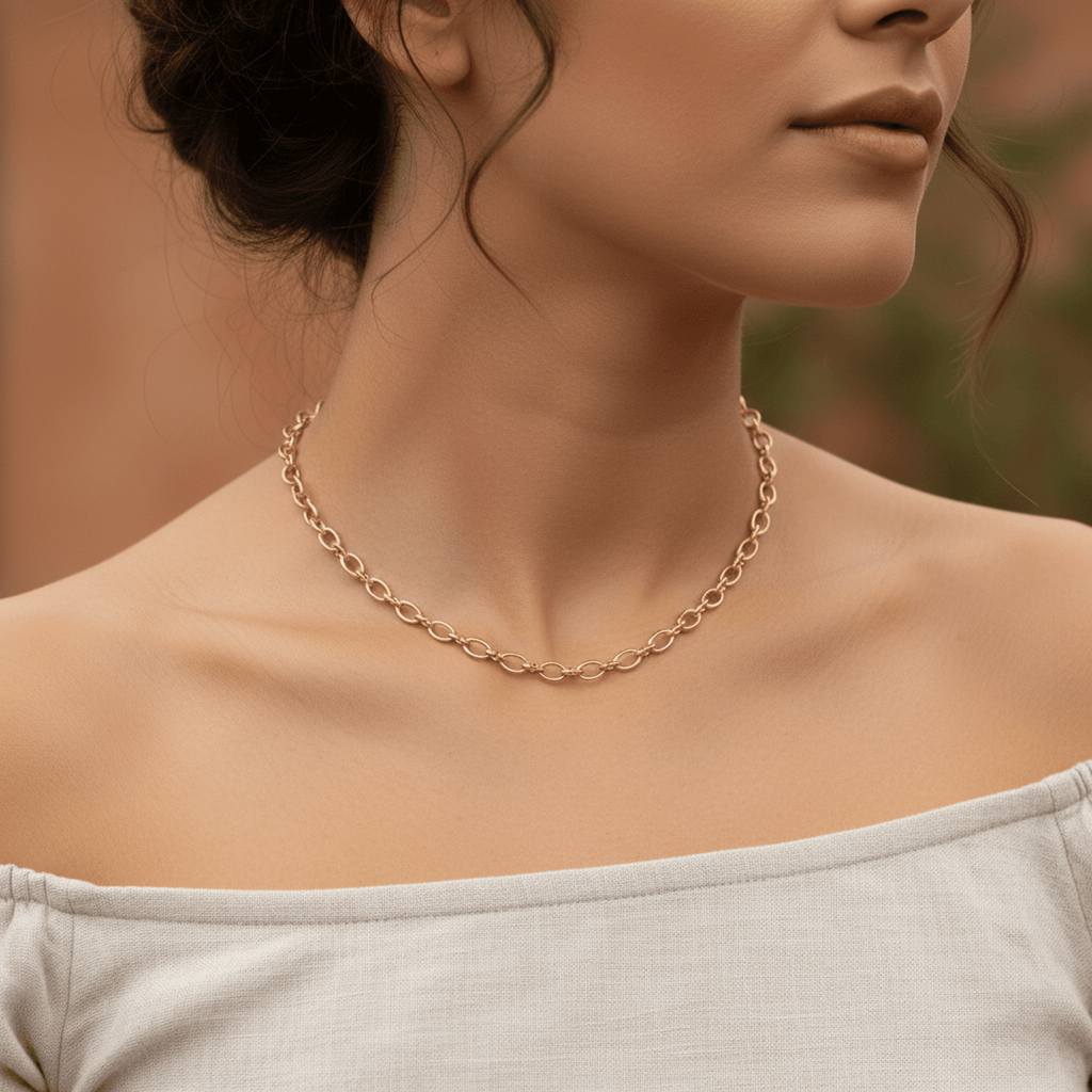 Grains de Lumière Necklace - 18k Gold Plated Jewelry Switzerland