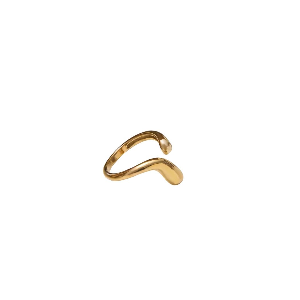 Larme d’Or Ring - 18k Gold Plated Jewelry Switzerland