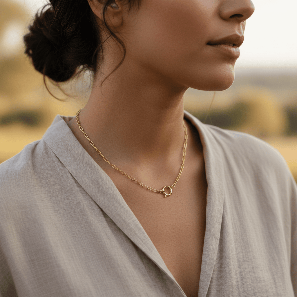 Lien Éternel Necklace - 18k Gold Plated Jewelry Switzerland