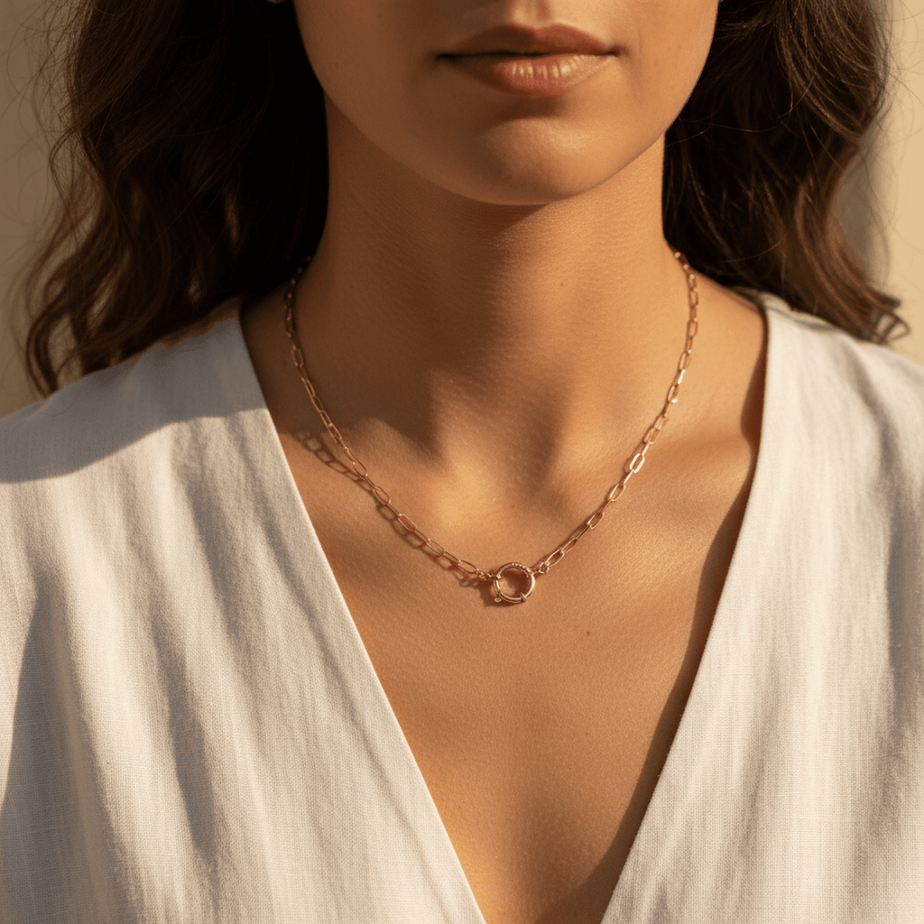 Lien Marin Necklace - 18k Gold Plated Jewelry Switzerland