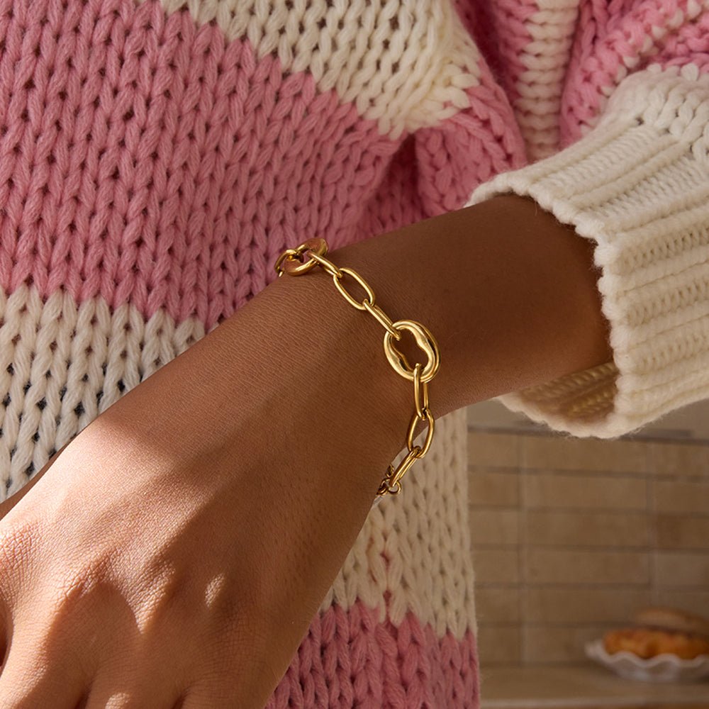 Lien Marinière d’Or Bracelet - 18k Gold Plated Jewelry Switzerland