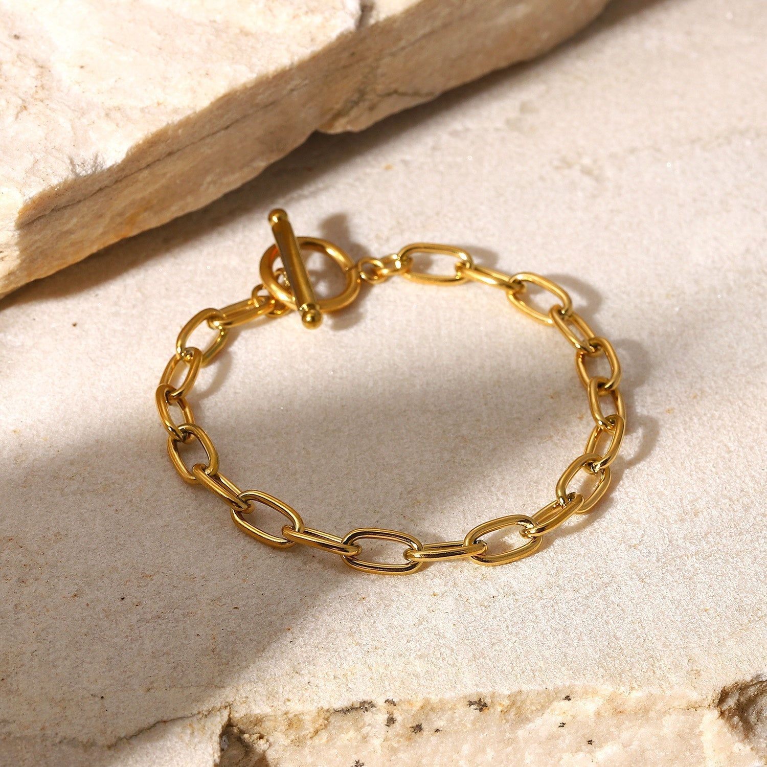 Lien Marinière d’Or Bracelet - 18k Gold Plated Jewelry Switzerland