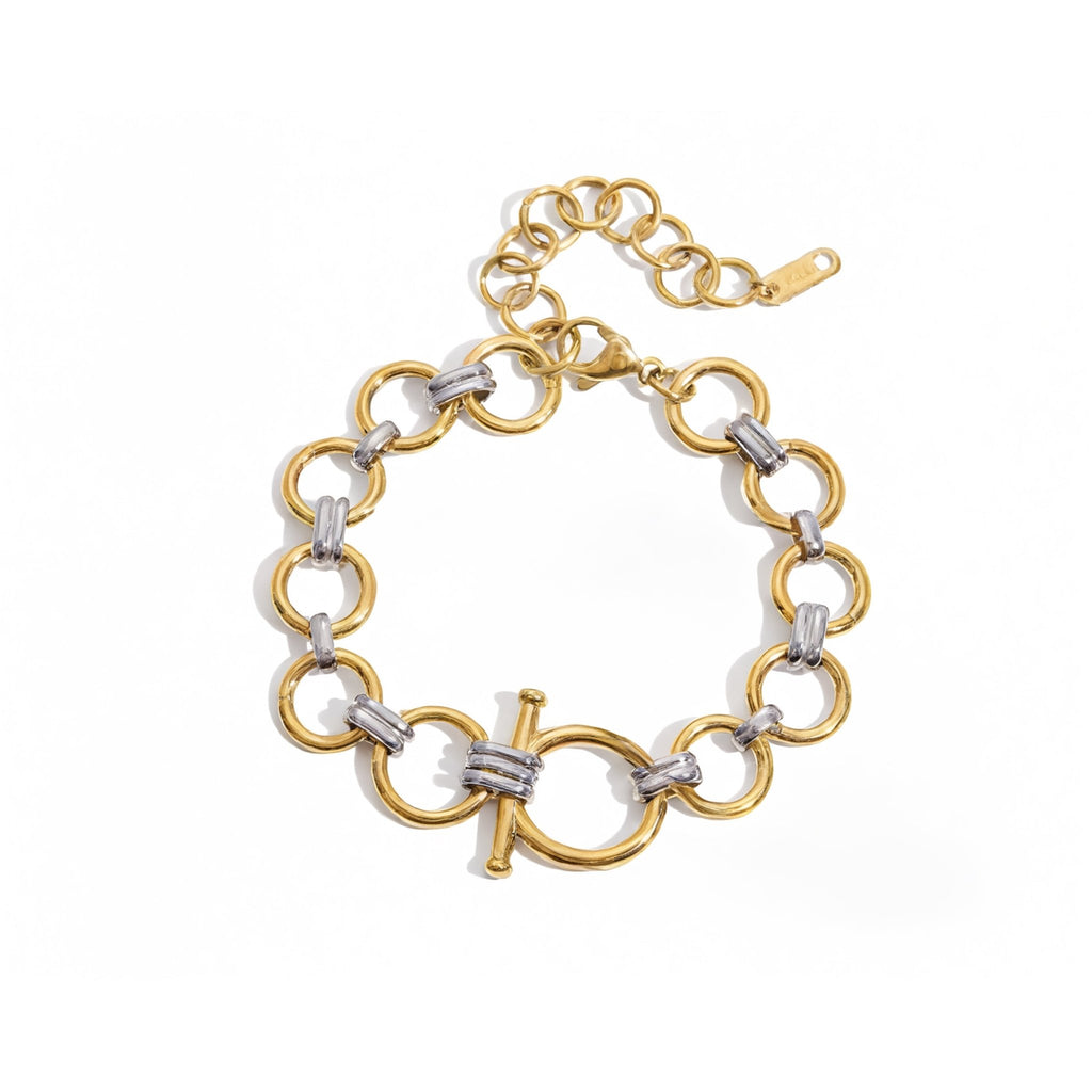 Lien Torsadé Bracelet - 18k Gold Plated Jewelry Switzerland
