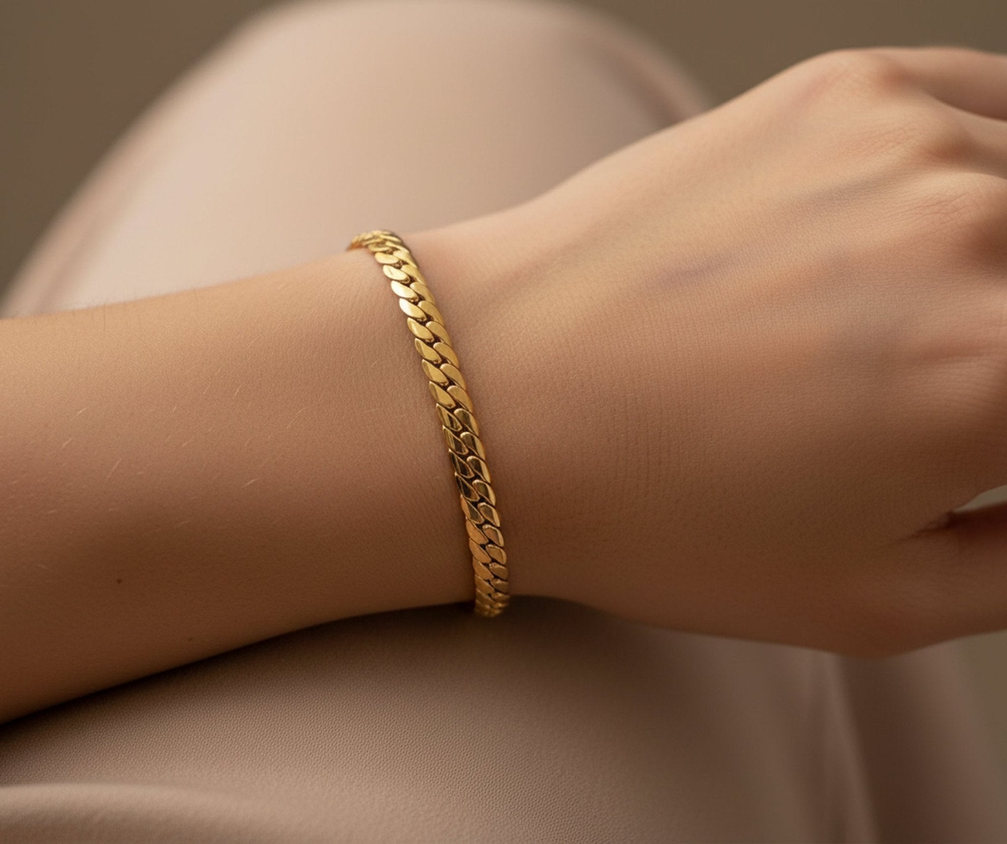 Mailles d’Or Bracelet - 18k Gold Plated Jewelry Switzerland