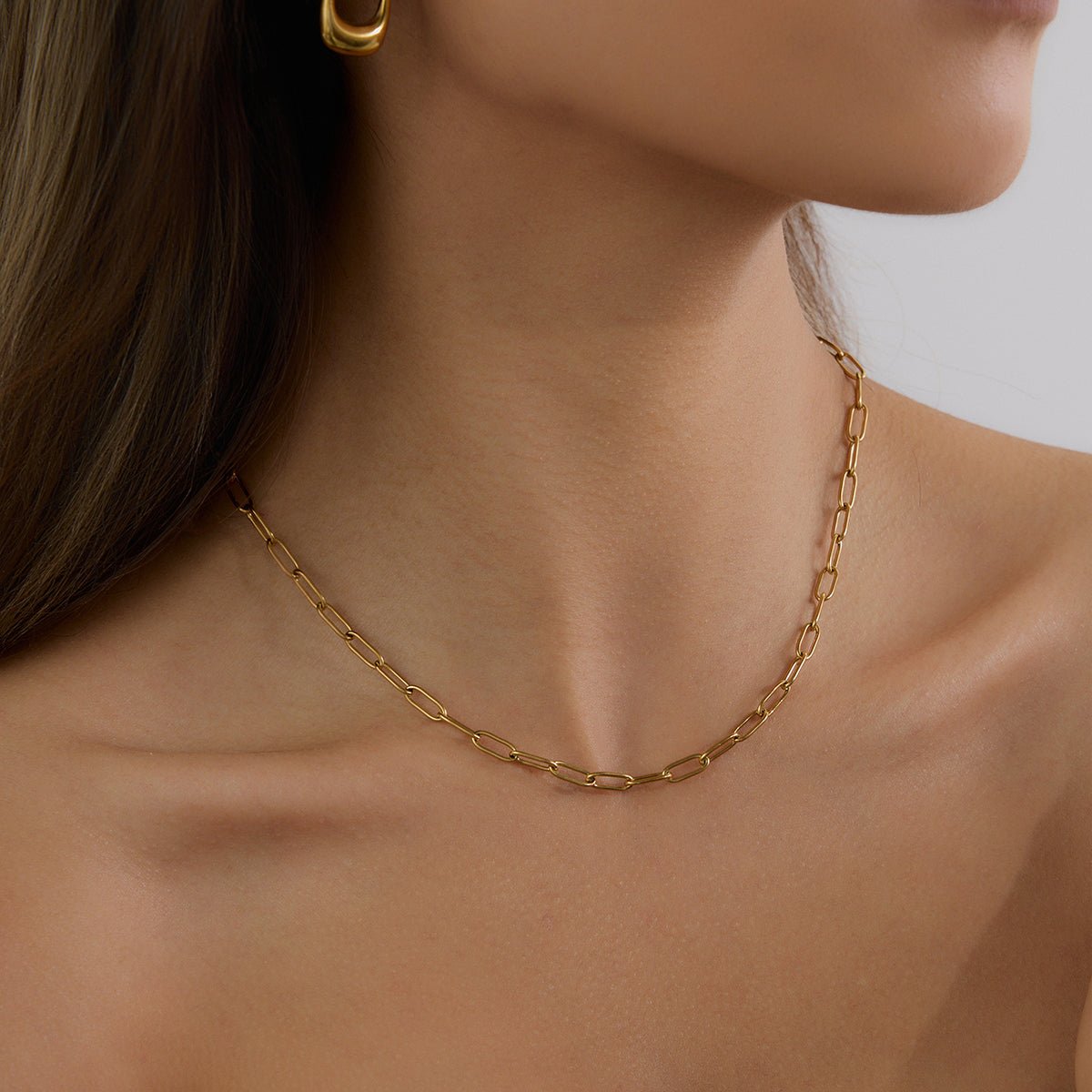 Maillon d’Or Necklace - 18k Gold Plated Jewelry Switzerland