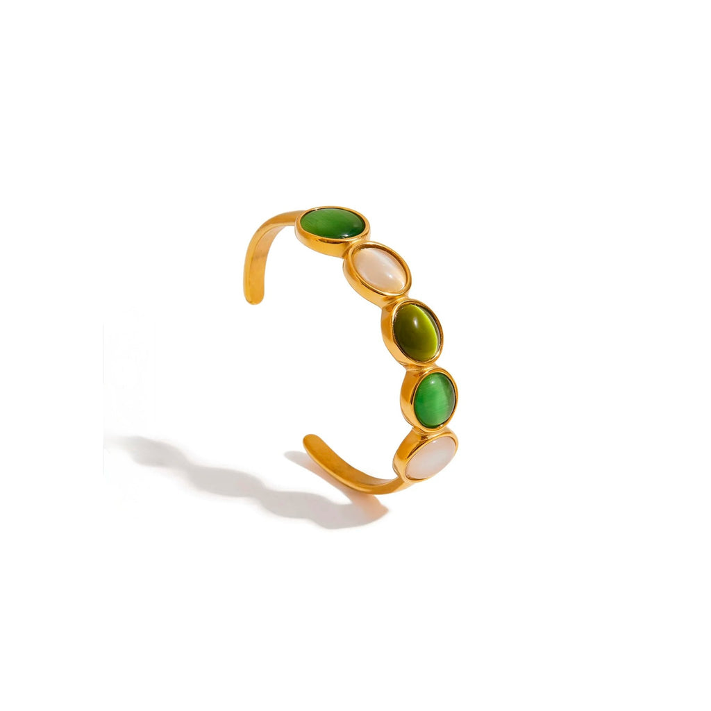 Manchette Jardin Secret Bracelet - 18k Gold Plated Jewelry Switzerland