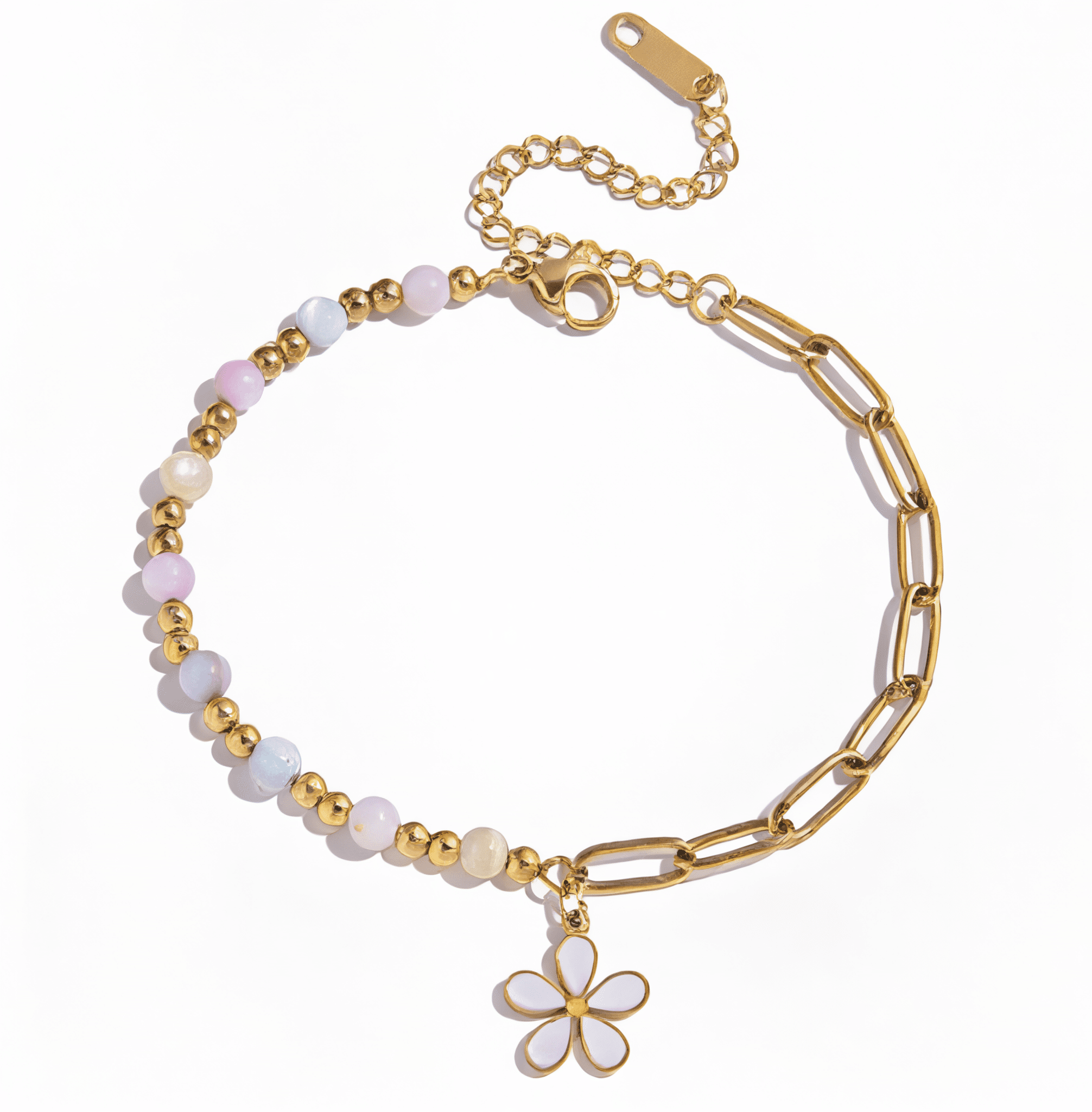Marguerite Pastel Bracelet - 18k Gold Plated Jewelry Switzerland
