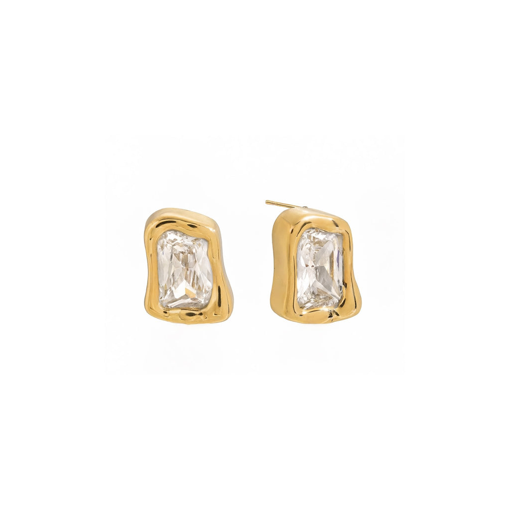 Miroir d’Aurore Earrings - 18k Gold Plated Jewelry Switzerland