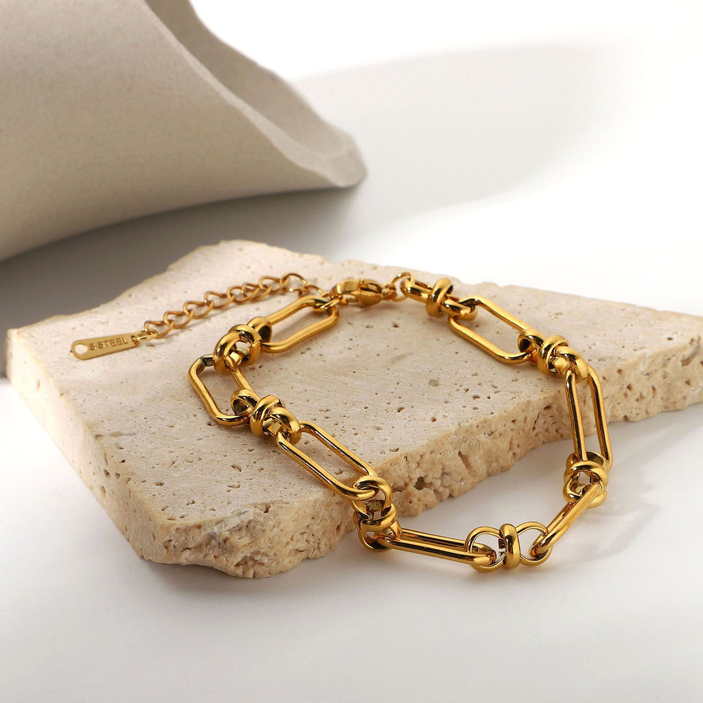 Noeuds Mariniers Bracelet - 18k Gold Plated Jewelry Switzerland
