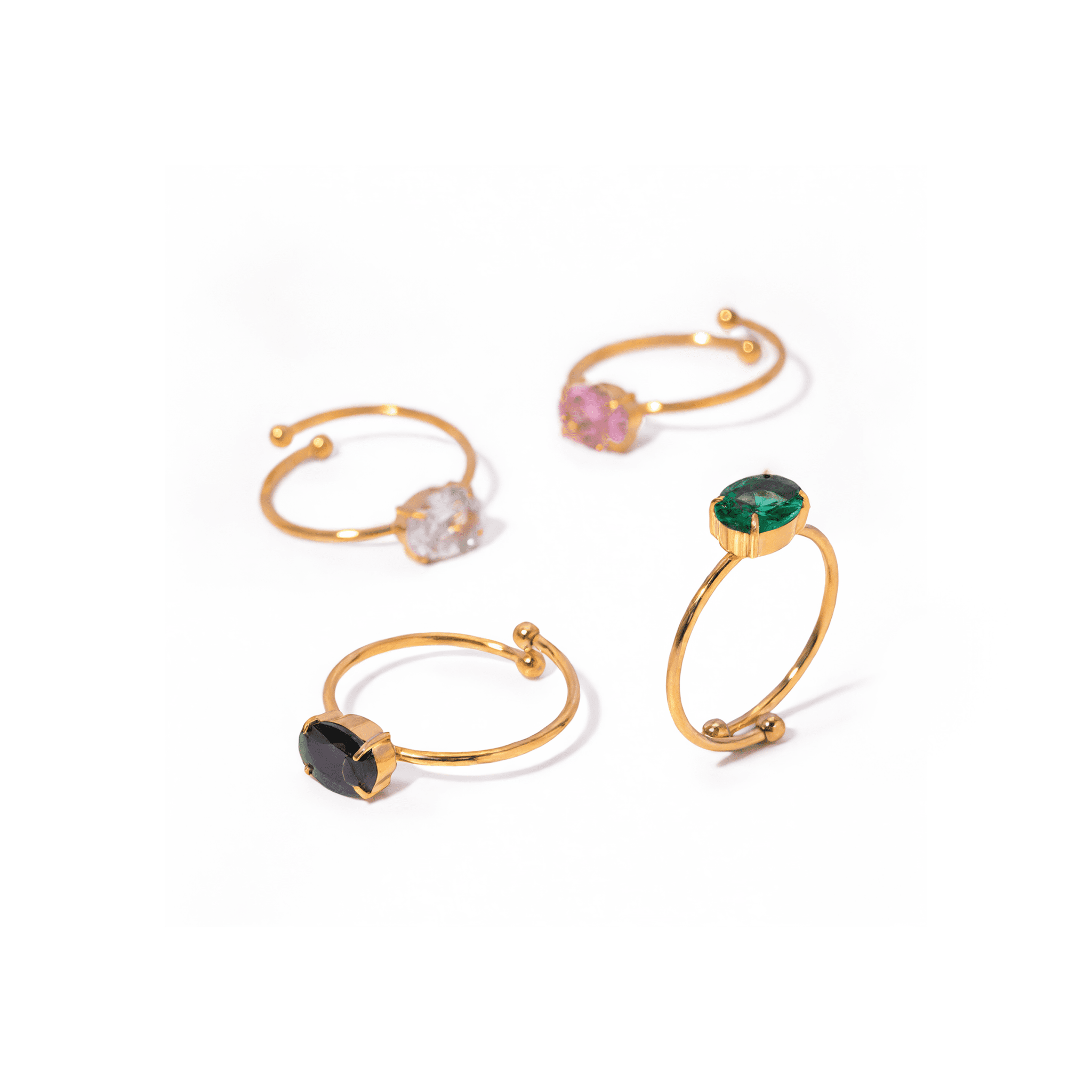 Nuit Absolue Ring - 18k Gold Plated Jewelry Switzerland