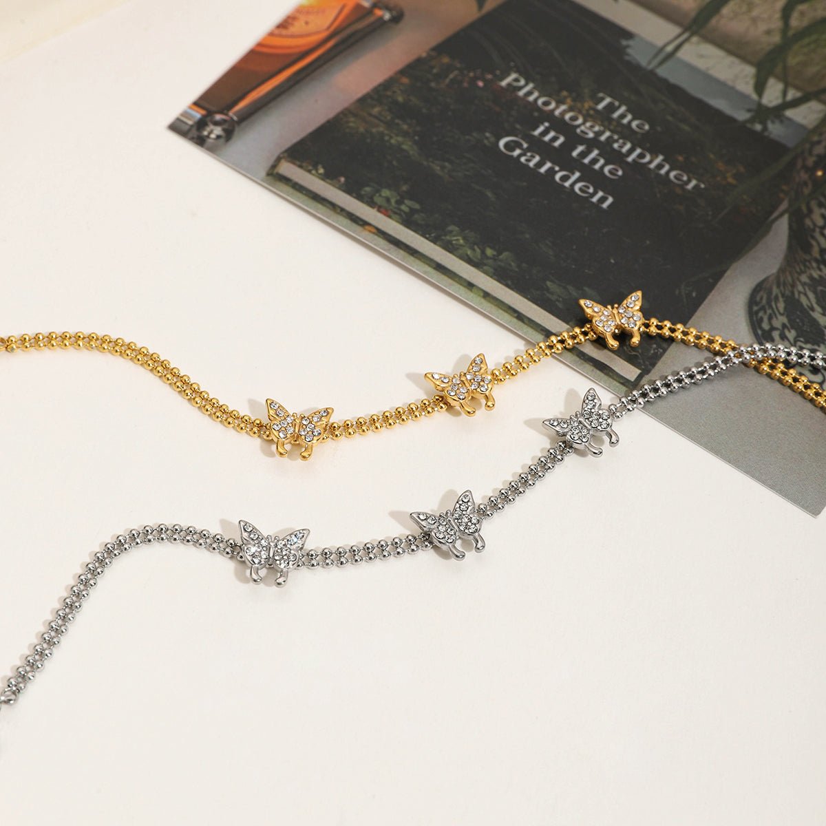 Papillon Étoilé Bracelet - 18k Gold Plated Jewelry Switzerland