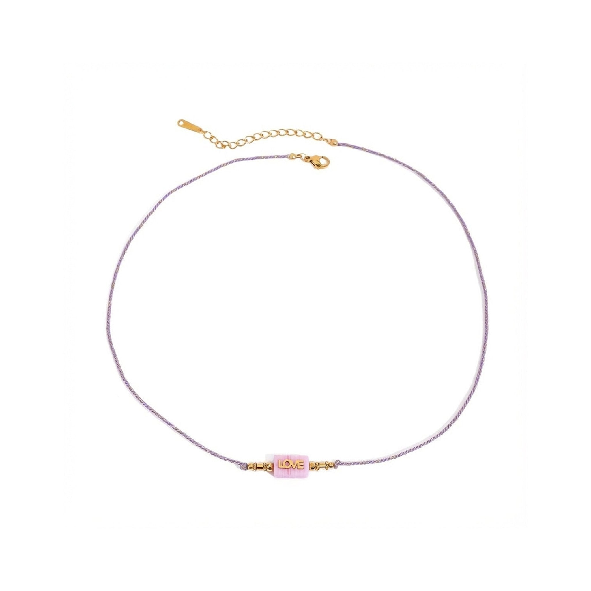 Parole d’Amour Necklace - 18k Gold Plated Jewelry Switzerland