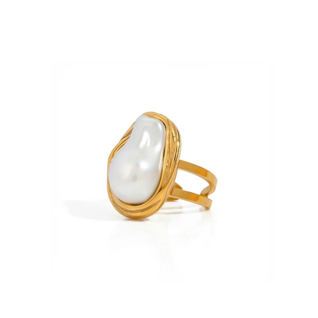 Perle d’Aube Ring - 18k Gold Plated Jewelry Switzerland