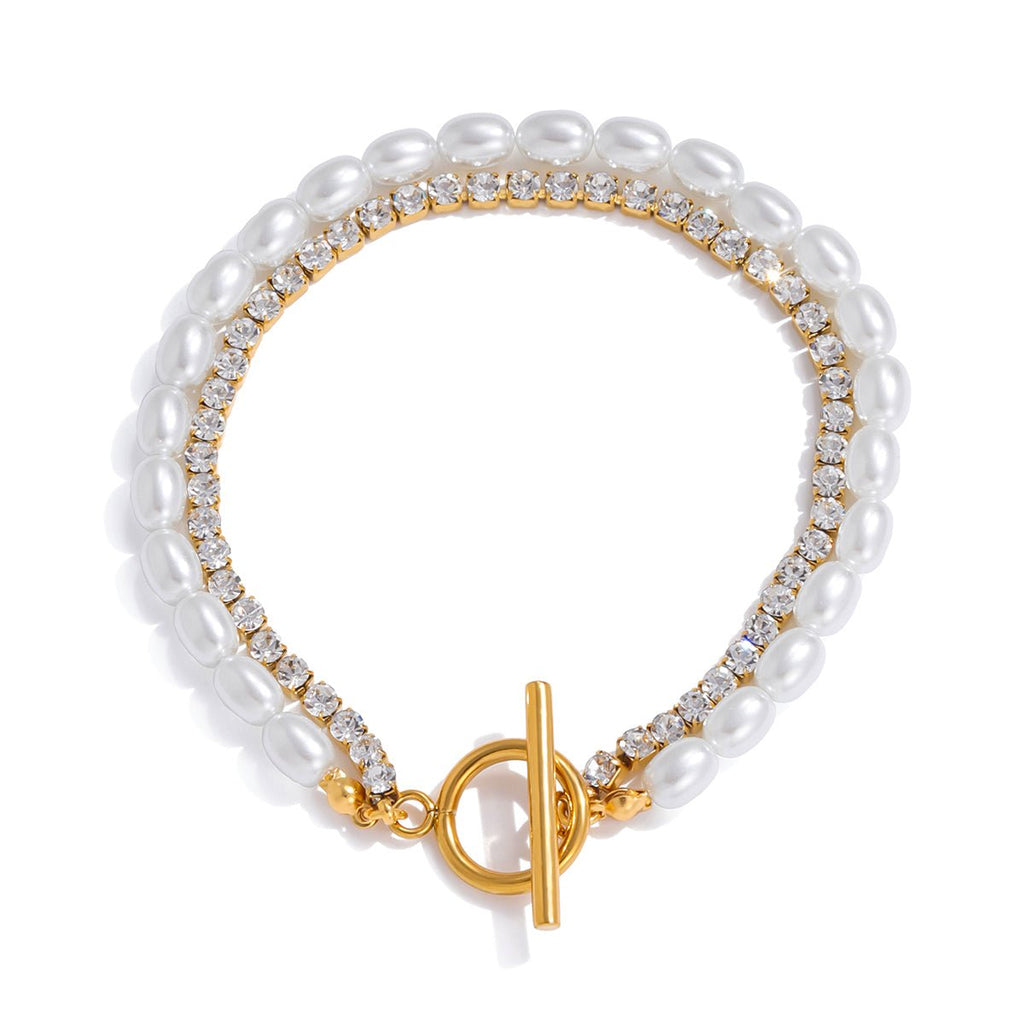 Perle Éclatante Bracelet - 18k Gold Plated Jewelry Switzerland