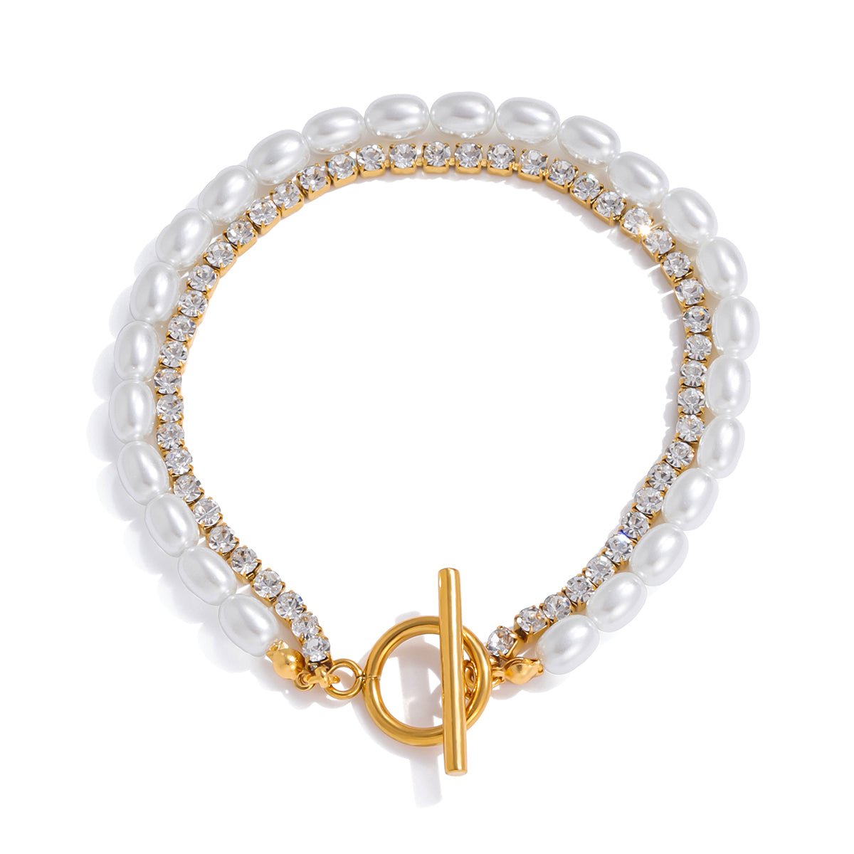Perle Éclatante Bracelet - 18k Gold Plated Jewelry Switzerland