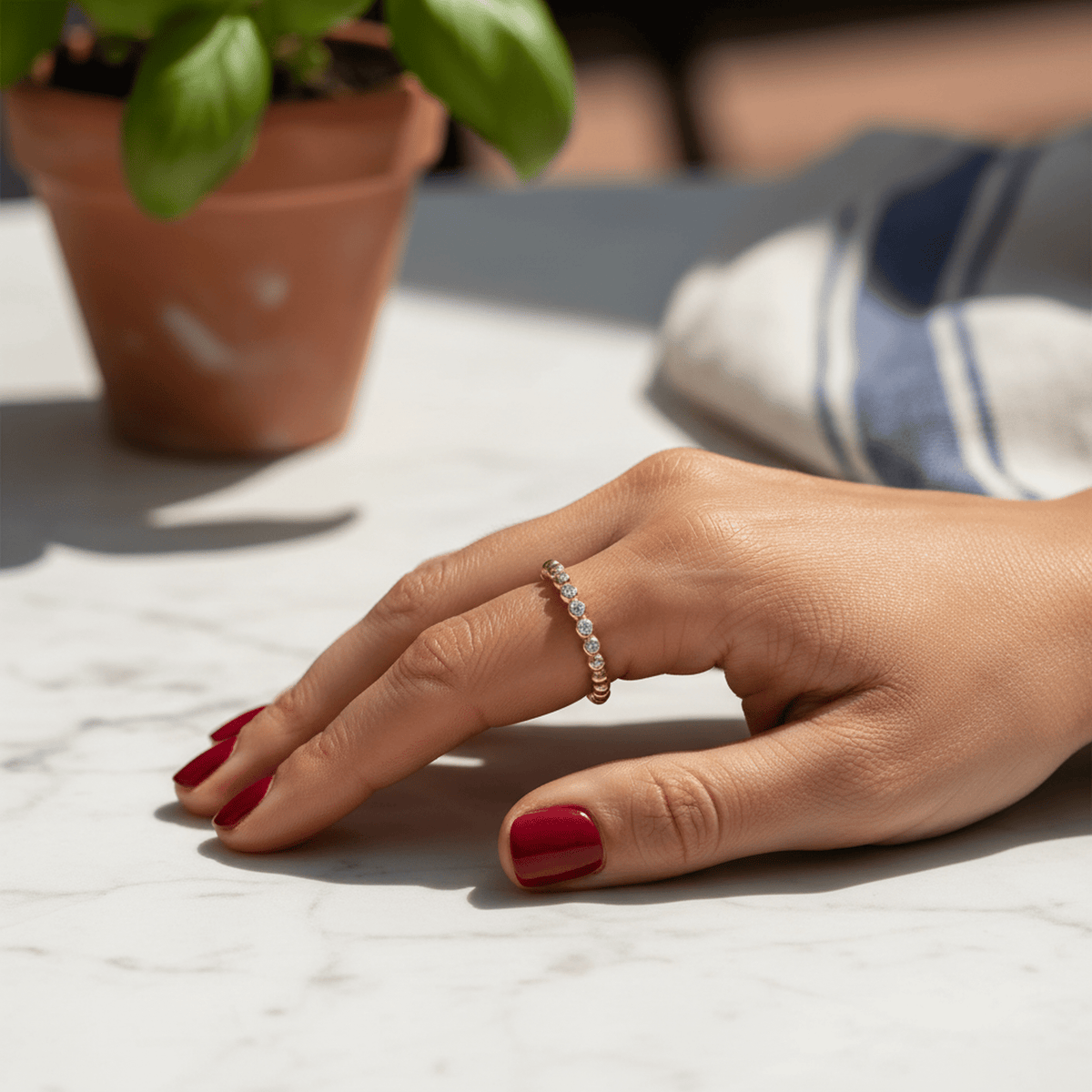 Sphère Étoilée Open Ring - 18k Gold Plated Jewelry Switzerland