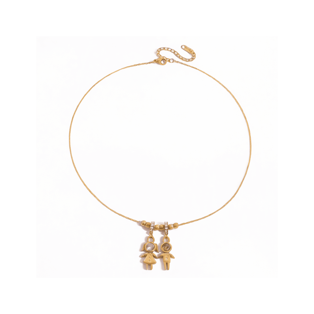 Petits Trésors Necklace - 18k Gold Plated Jewelry Switzerland