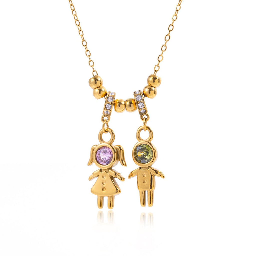 Petits Trésors Necklace - 18k Gold Plated Jewelry Switzerland